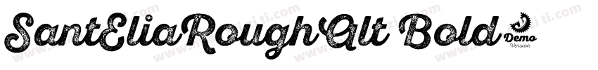 SantEliaRoughAlt Bold字体转换